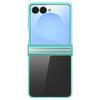 For Samsung Galaxy Z Flip7 5G Case Hinge Design Electroplating PC Clear Phone Cover