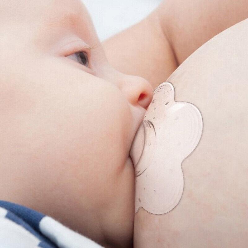 1/2pcs Anti Bite Nipple Protective Silicone Nipple Protector Breastfeed Mother Protect Shields Milk Cover Breast Feed Auxiliary Nipple
