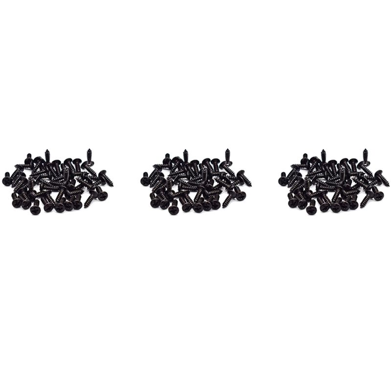 

Classy-300 Pcs Guitar & Bass Pickguard Screws For & Tele,Black чёрный