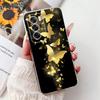 Soft Clear Silicone Back Cover For Oppo Reno12 Pro CPH2629 Phone Case Marble Butterfly Capa For Reno 12 12Pro 5G CPH2625 Capa