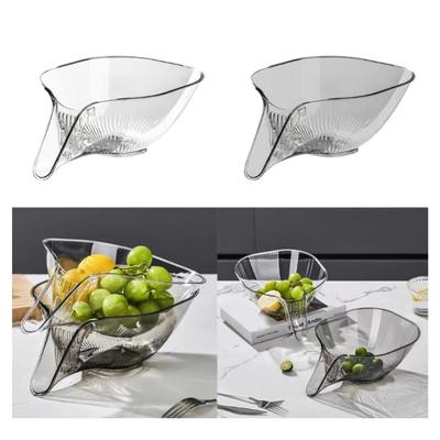 Multi Purpose Vegetable Draining Basket Fruit Washing Basket Multi Functional Drain Basket Fruit Colander for Kitchen