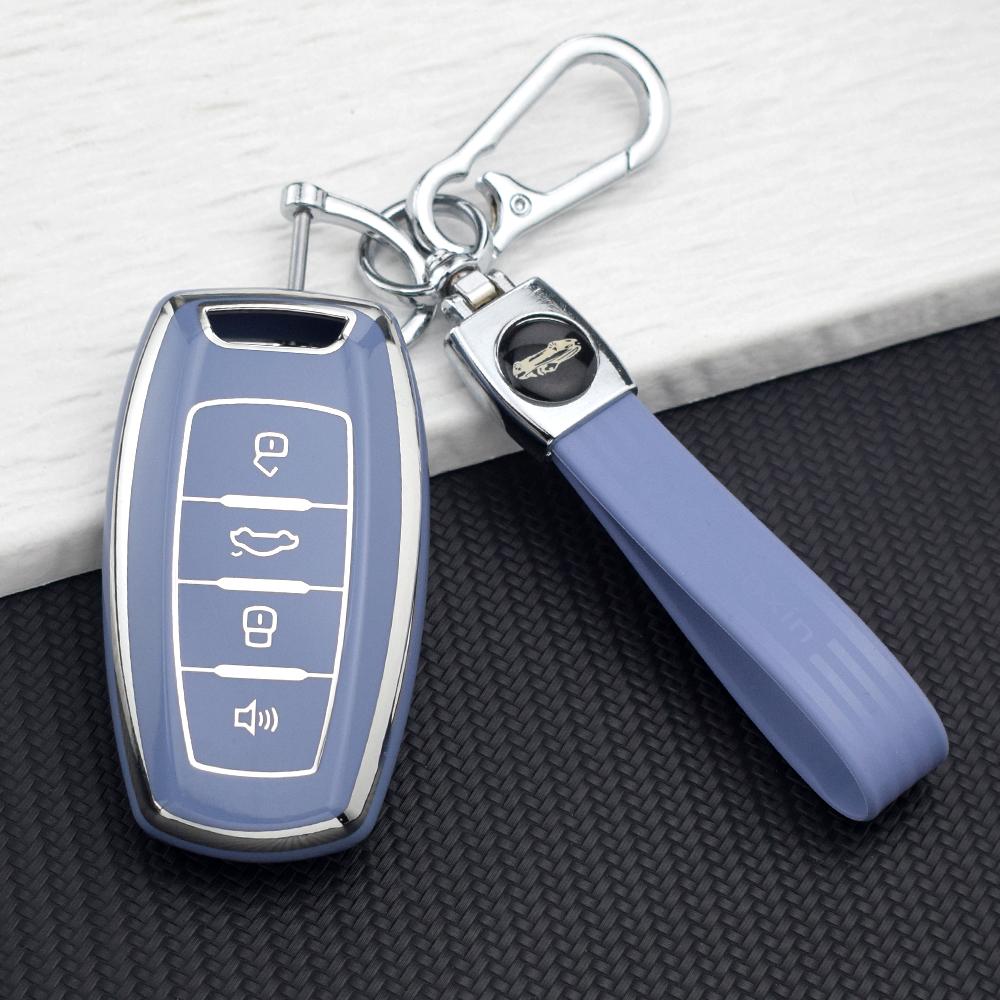 4 Buttons New Tpu Car Key Case Cover For Great Wall Haval Hover H1 H4 H6 H7 H9 F5 F7 H2S Gmw Coupe Protected Keyless Case Rings