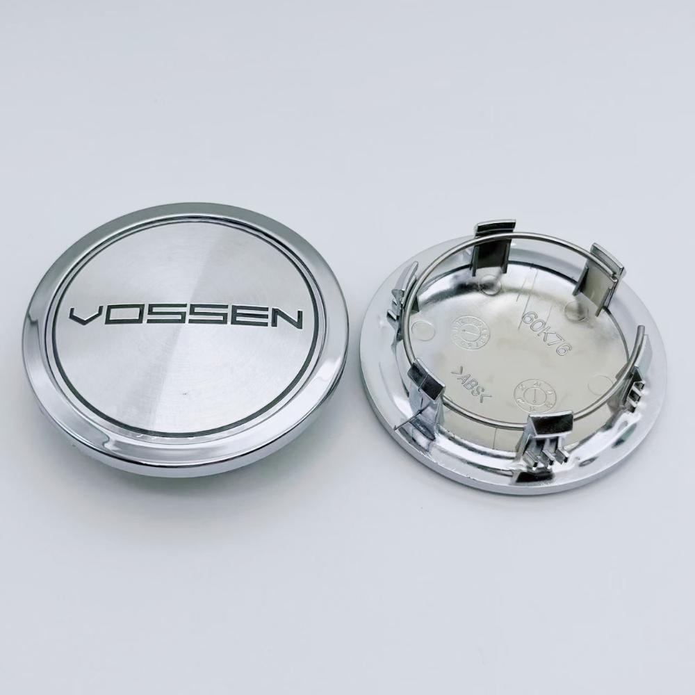 4 buc 76mm (Diametru interior 60mm) Capace Centrale Roți Auto Cu Emblema Logo Vossen Accesorii pentru Jante Porsche Hubcaps Roți Capac Butuc Înlocuire