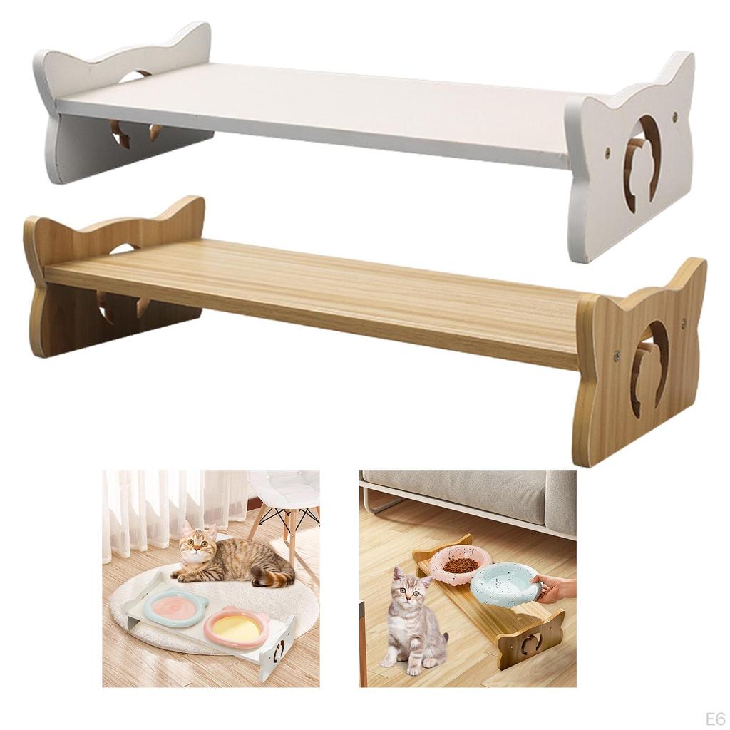 Dog Feeding Station Elevated Bowl Holder for Cats and Dogs