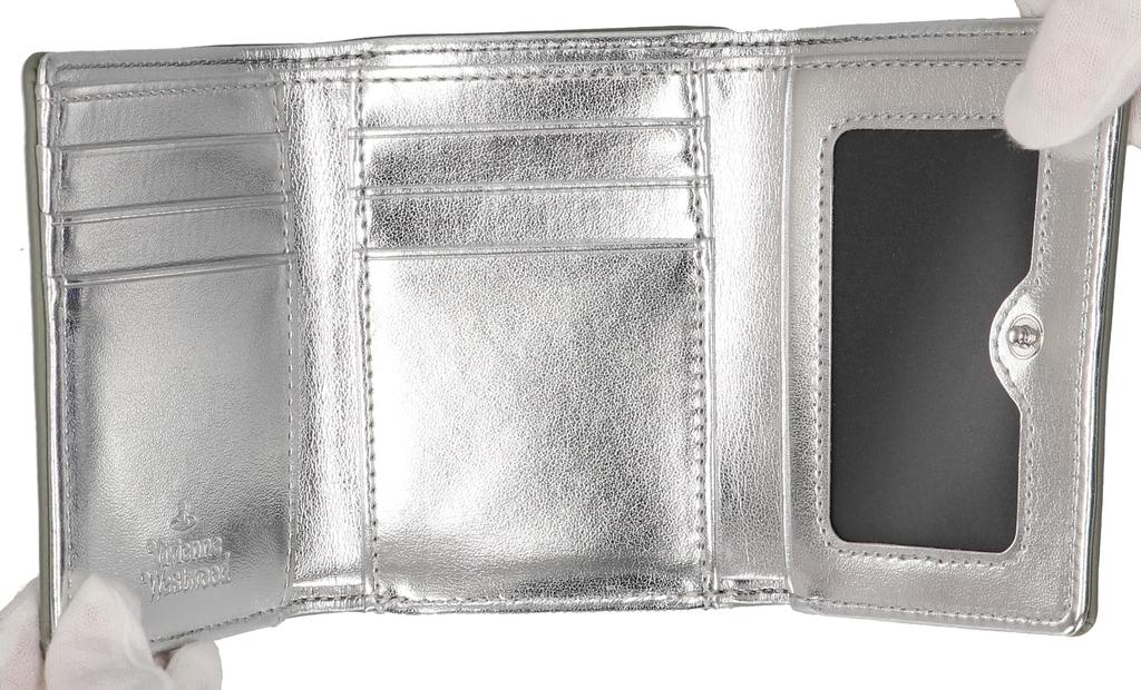 Vivienne Westwood Re-Vegan Grain Small Frame Wallet (51010018 S000D M406 Green) - Tri-fold Wallet