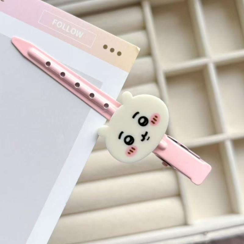 2Pcs Kawaii Ins Cartoon Usaki Hachiware Hair Clip Decor Sweet Chiikawa Anime Barrettes Cute Hair Accessory Gifts