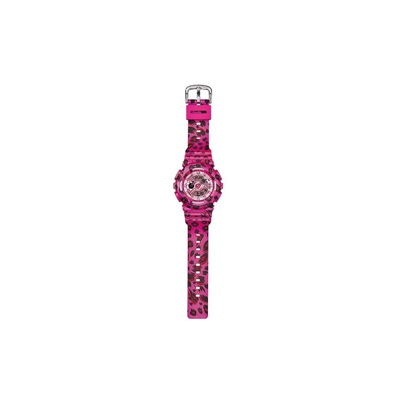 Casio Baby-G Theme Series Fashion Trend Contrast Color Street Classic Pointer Dual Display Waterproof Movement Quartz Movement Japanese BA-110LP-4A