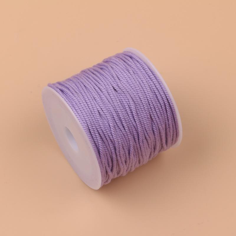 20m Multicolor Tie-Dyed Cotton Thread for DIY Moon Bodhi Bracelet