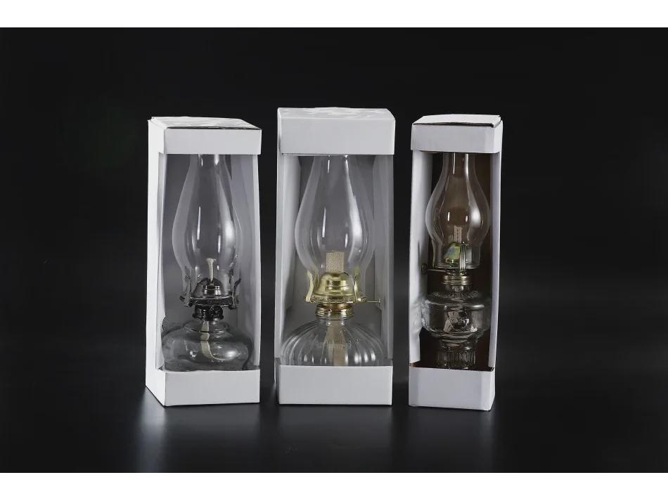 Vintage L888-2 Glass Kerosene Lantern - Retro Nostalgia Decor Lamp