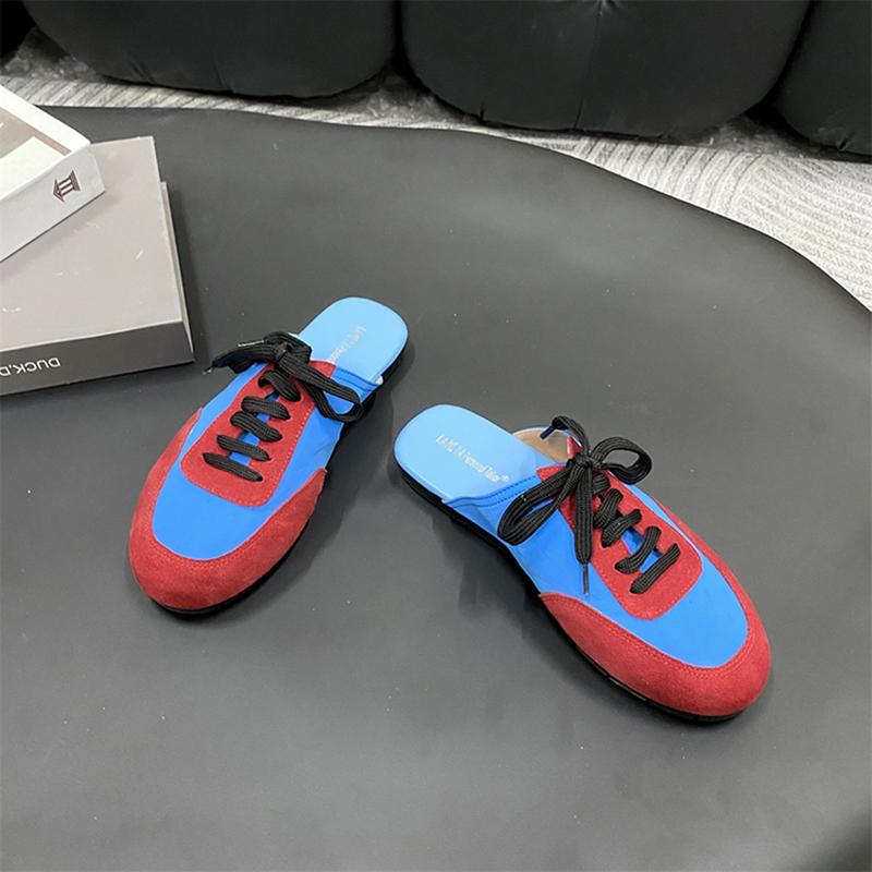 Mixed Color All Match Women Sneakers Flat Heel Walking Shoes Casual Trainers Female Runway Daily Sport Shoes For Girls