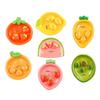 Handmade Resin Accessories: Seven-Color Fruit Plate & Cartoon Stickers for DIY Cream Glue Phone Cases