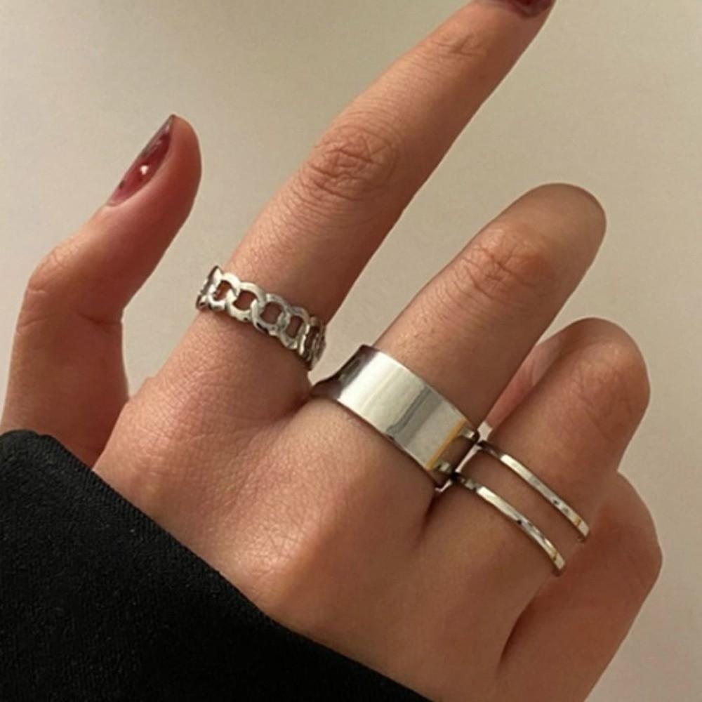30pcs/set Geometric Knuckle Rings Set Bohemian Women's Ring Ring Jewelry Set  Jewelry Accessories