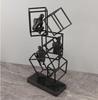 Minimally Abstract Metal Frame, Thinker, Character Art Decoration, Decoration, Living Room Sculpture, Home Decoration