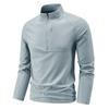 Quick Dry Men's Polo Shirt Stand Collar Pullover Male Long Sleeve Half Zipper Spring Big Size Plus Large 6XL 7XL 8XL Sport Golf