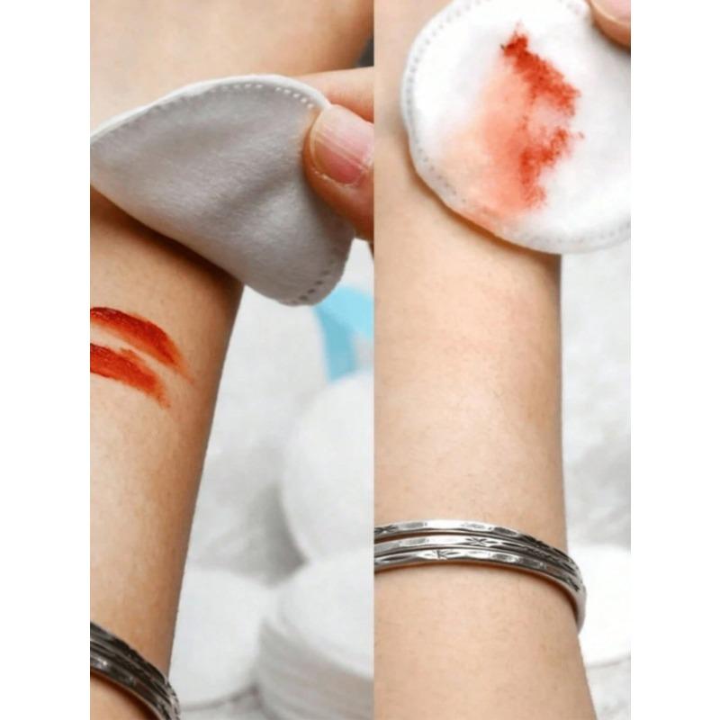 100 Stück Wiederverwendbare Runde Make-up-Entferner-Pads, Weich, Reizarm, Geeignet für Gesicht, Augen, Hautpflege und Make-up-Entfernung