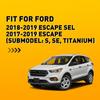 Front License Plate Tag Frame Holder Bracket Black For 2017- Ford Escape