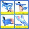 Outdoor Games Kids Glider Flight Flying Throw Foam Plane Shooting Gun Catapult Plane Launcher Toy for Kids Shooting Toy