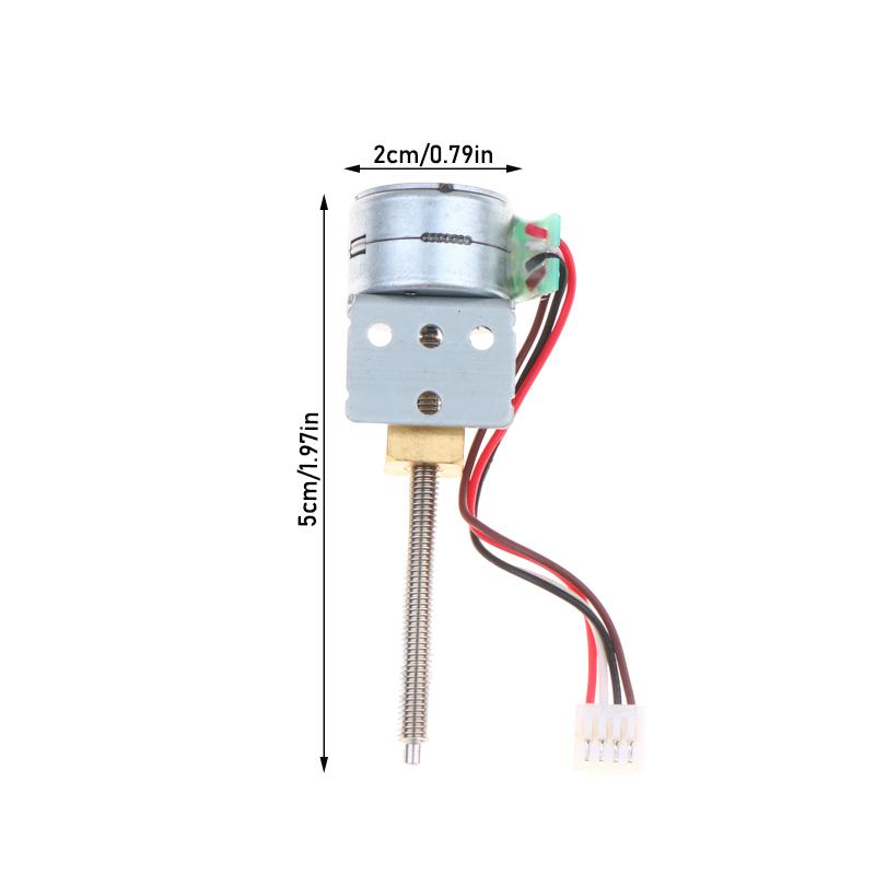 Micro 15Mm 2-Phase 4-Wire Screw Shaft Stepper Motor Copper Position Linear Actuator Screw Slider Block Nut Driver Board