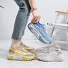 Ins Korean Version of Platform Dad Shoes 2025 Spring New Street Shot Student Running Sneakers Increase Height Casual W8858