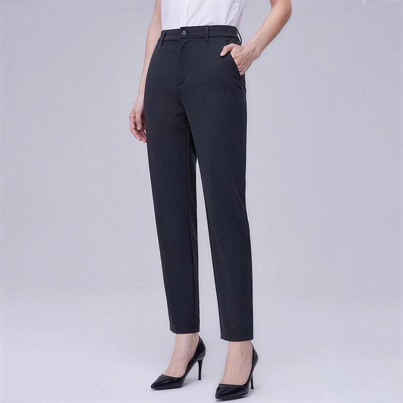 Fengmao Women s Business Formal Straight-Leg Trousers 34