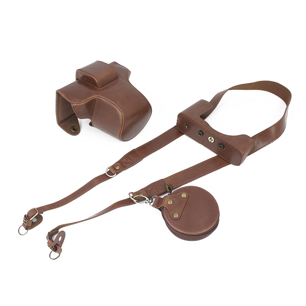 

SIUTATDSH Camera Case for ZFC Z fc Liner Case Camera Holder PU Leather, Earthquake Resistant, Shock Resistant, Portable (Coffee Color)