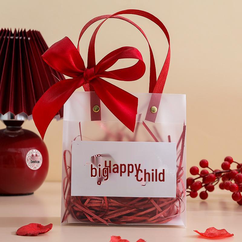 Clear PVC Favor Bags for Wedding Candy & Bridesmaid Gifts