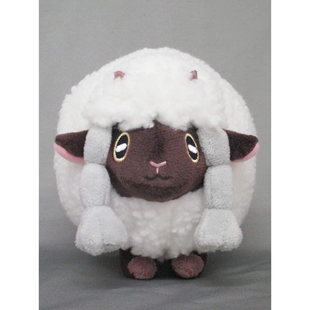 San-ei Trading Pocket Monster All Star Collection Wooloo Plush Toy 11.5x15x12.5cm Pokmon Stuffed Animal
