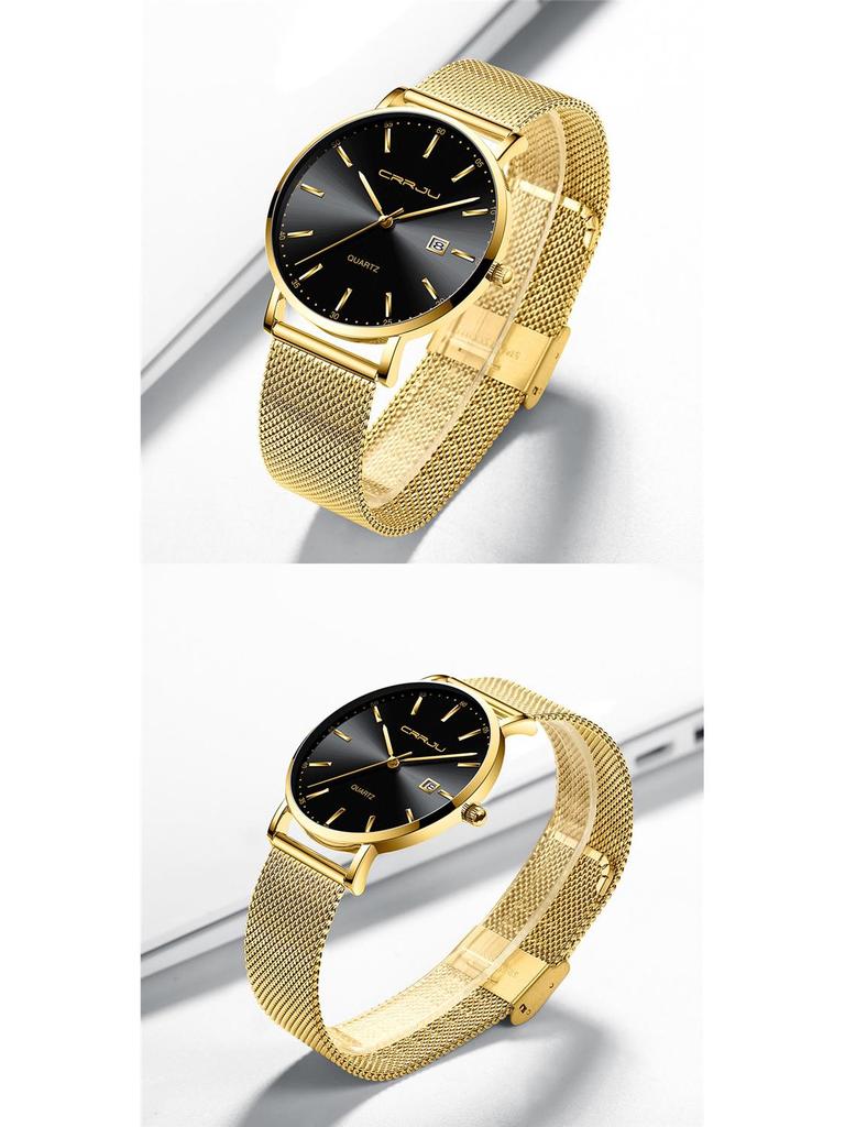 CRRJU 2161 Men's Starry Sky Fashion Watch - Simple Business Design
