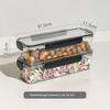 1/2Pcs Clear Airtight Noodle Storage Box With Snap Lock Lid Stackable Food Container For Pasta, Grains & Dry Goods