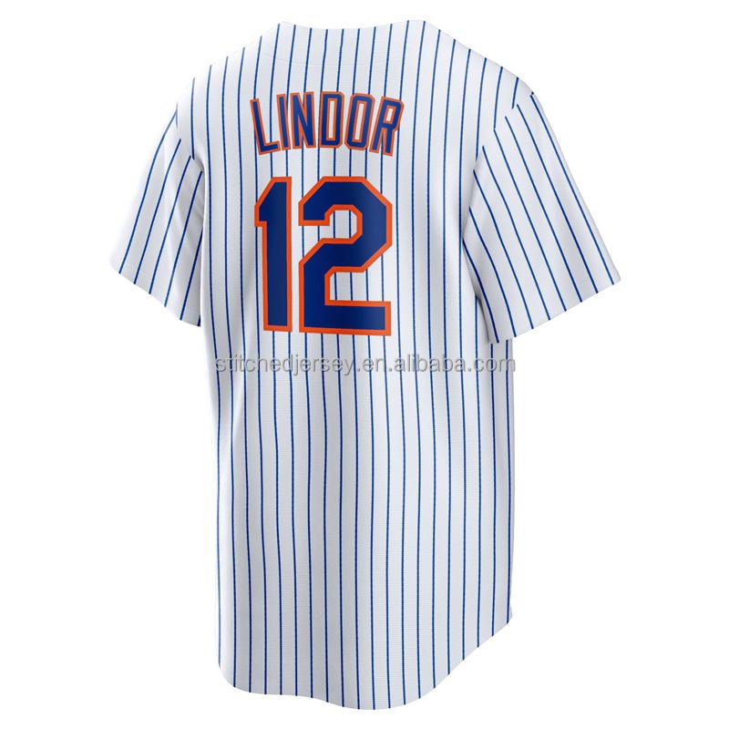2026 Heißer Stil Herren Genäht #12 #18 #22 Darryl Strawberry Francisco Lindor Juan Soto Baseballtrikot