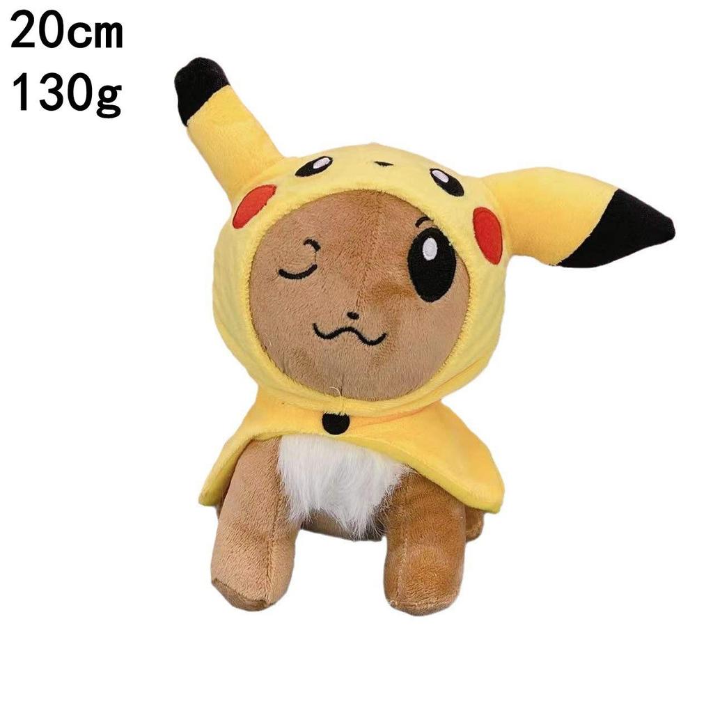 Gengar, Psyduck, Charizard, Mewtwo, Eevee, and Snorlax Pokémon Plush Toys Collection