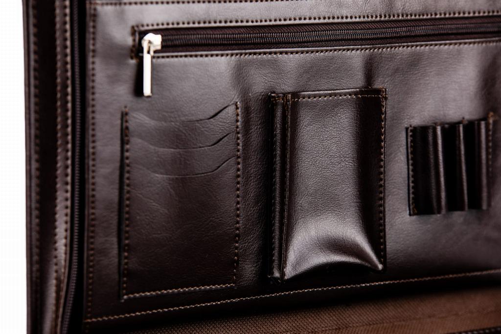 Elegancka aktówka męska a4 - pojemny organizer i torba wizytowa z ekoskóry