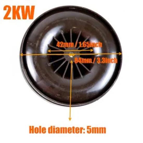 12V 2KW 5KW Car Heater Blower Fan Motor Assembly Wind Wheel Inner For Chinese 2KW 5KW Diesel Air Parking Heaters D2 D4 2KW Wind Wheel