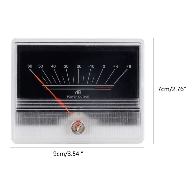 1set VU Meter TN-90A Leistungsverstärker Panel Audios Level DB Meter mit Treiberplatine, Hintergrundbeleuchtung, TS-DB90A-2Q 960uA