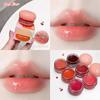Mirror Lip Glaze Highly Saturated Small Round Pot Design Lip Glaze Lip Color, Fine Texture  And Natural Color