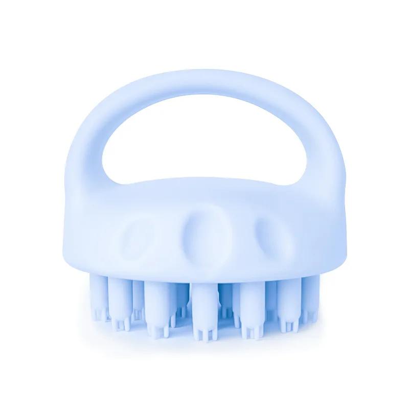 Hair Scalp Massager Shampoo Brush Soft Silicone Hair Washing Brush Comb Body Massage Shampoo Brush Clean Scalp Spa Massage Comb