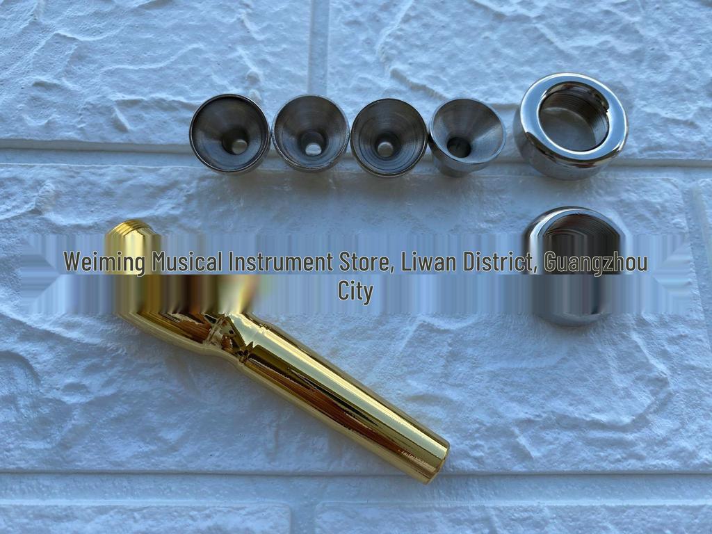 Vergoldetes Mundstück-Set für kleine Mundstücke, Größe 7, Mehrere Köpfe (3C, 2C, 2B, 3B)