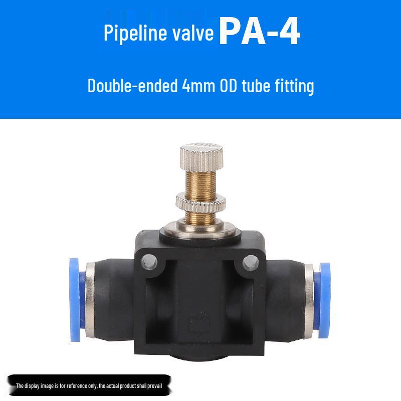 Pneumatic Quick-Connect Air Fitting LSA-8 Throttle Valve SA-10/SA-12