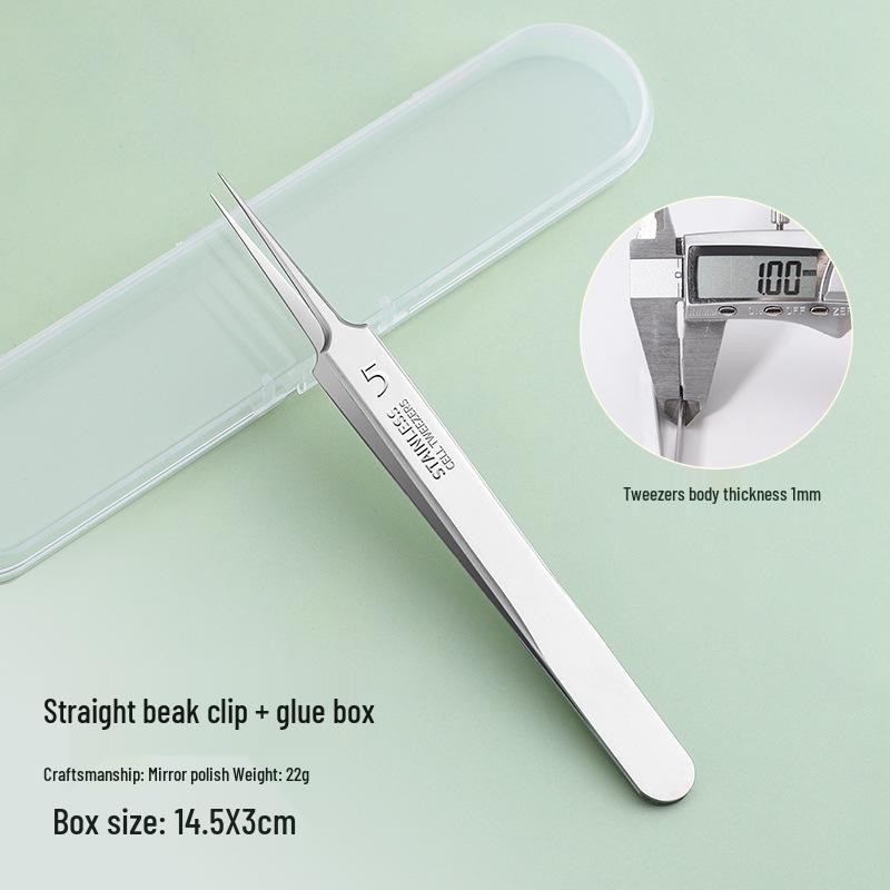Stainless Steel Blackhead Remover Tool Set: Clips and Needles for Acne and Pimple Care