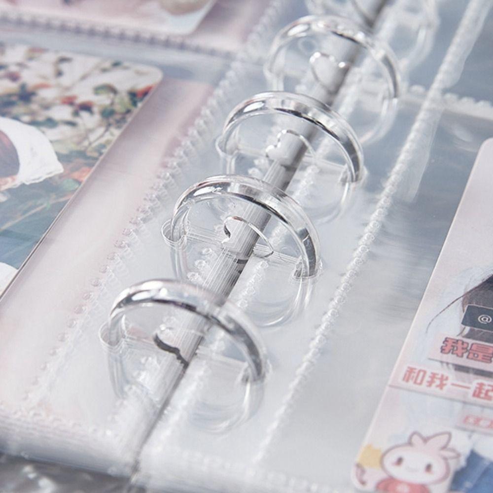 Transparent Acrylic Photo Album 3 Inches Idol Picture Protector Durable Card Holder  School