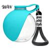 Camping Pet Water Bottle Leak-Proof Portable Dog Ball with Foldable Silicone Bowl Travel Accessory 10oz Lightweight Dispenser for Hiking Outdoor Use