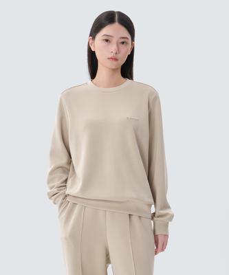 SNOWPEAK APPAREL Silky Women'S Sweatshirt (S25Swfht05) Beige