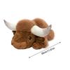 Cow Plush 11.81in Realistic Soft Weighted Toys Stuffed Pillow Lying Cattle Toy For Kids Adults Home Office Nursery Bedroom Car