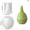 Easter Silicone Molds Smooth Egg Straight-Ear Bunny Shapes For Making Candle Cups Plaster Ornaments DIY Holiday Decor Crafts