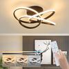 LED-Deckenleuchte - NETTLIFE - 45 cm - Dimmbar - 28/46 W - Schwarz