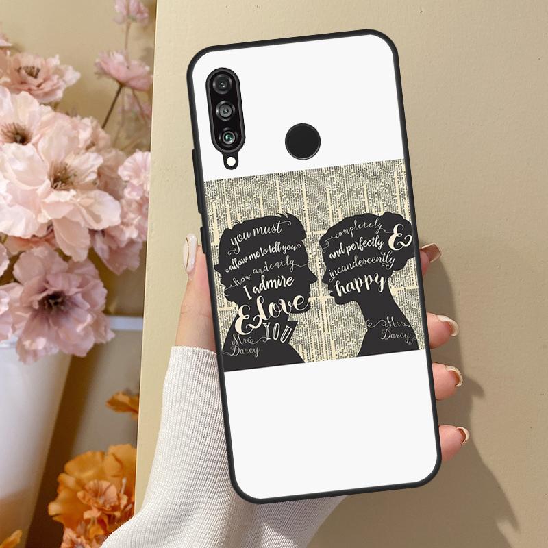Pride And Prejudice For Honor 50 8X 9X 10i Case For Huawei P50 Pro P20 P40 P30 Lite P Smart 2021 Nova 5T Cover