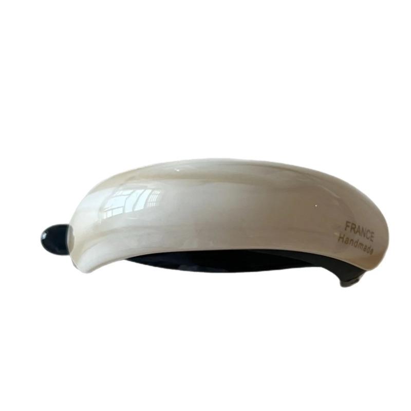 Temperament High Ponytail Clip Headband Korean Simple Retro Twist Hair Clip Women Girls Sweeet Hairpins Solid Color Barrettes