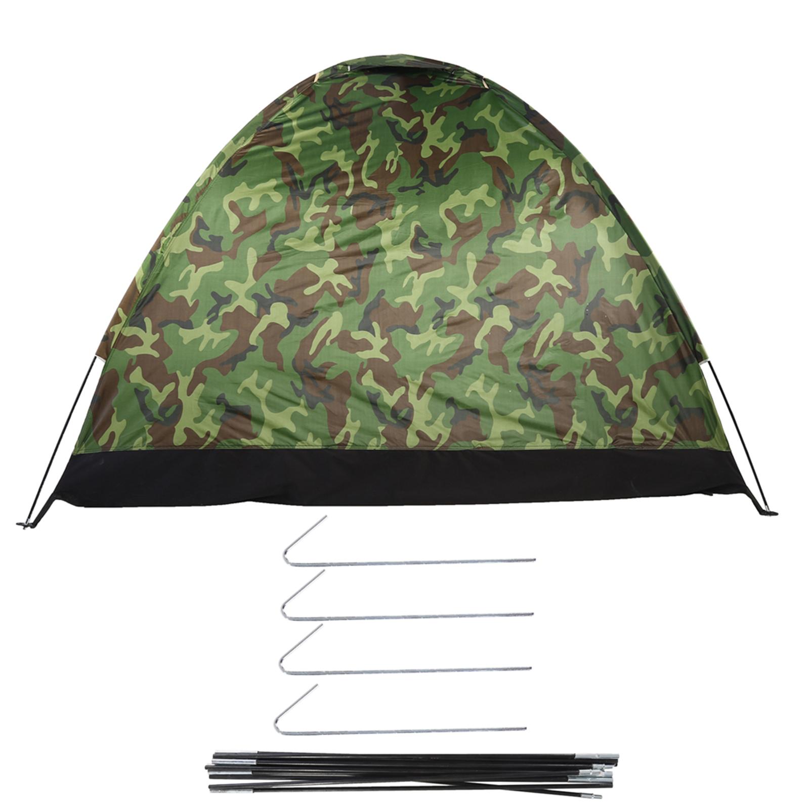 Outdoor Camouflage UV   Waterproof NaBig Tent for Family Camping Hiking