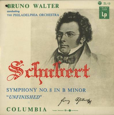 10inch Record BRUNO WALTER PHILADELPHIA ORCHESTR  Schubert Symphony No. 8 In B Minor ZL13 COLUMBIA MASTER  Japan Classical Used