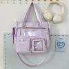 Schoolbag Japanese ins schoolbag large capacity high value fashion versatile transparent pain bag junior high school high school student backpack